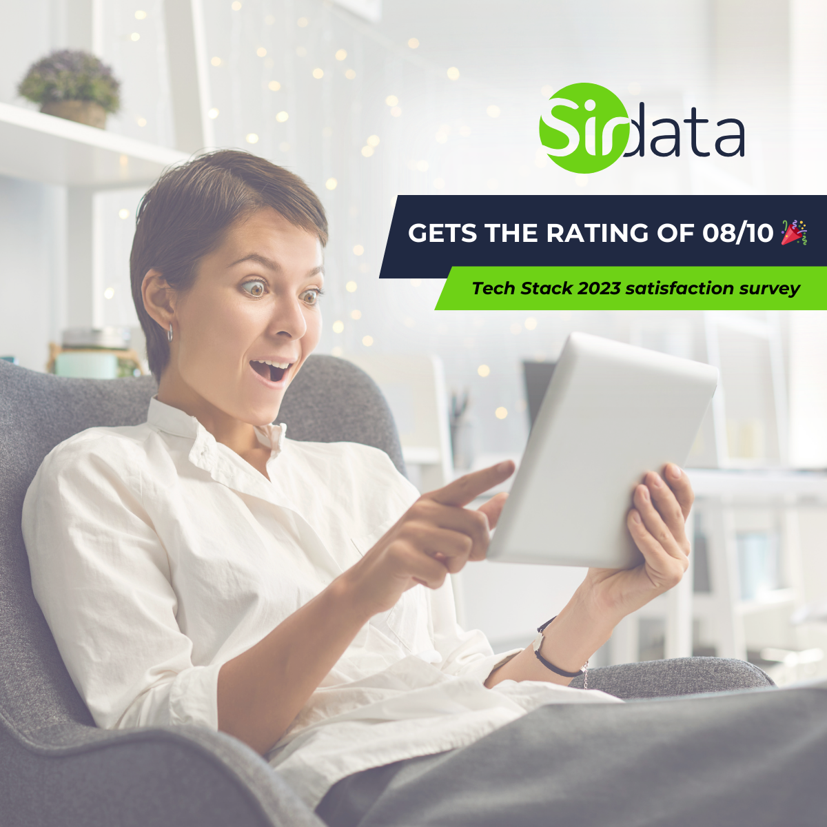 Tech Stack 2023 satisfaction survey: Sirdata obtains an impressive 8/10!